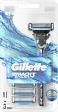 Gillette Mach 3 START Shaving Razor for Men - with 3 Replacement Blades