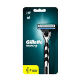 Gillette Mach 3 Shaving Razor for Men with 2 Replacement Blades