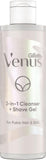 Gillette Venus Satin Care 2 in 1 Cleanser + Shave Gel Bikini Skincare 190ml