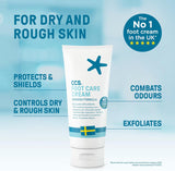 CCS Foot Care Cream For Dry Skin - Swedish Formula - Prevent Odours, Moisturise, Protect 175ml