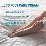 CCS Foot Care Cream For Dry Skin - Swedish Formula - Prevent Odours, Moisturise, Protect 175ml