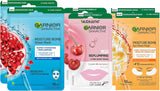 Garnier Sheet Masks Ultimate Face Collection Set of 6 Masks for Face, Eyes, Lips