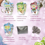 7th Heaven Pamper and Party Face Masks and Cleansing Cloth with Bag Gift Set
