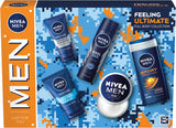 Nivea Men Feeling Ultimate Full Body Collection Gift Set - Deo, Face Wash, Shower Gel + More