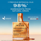 Nuxe Huile Prodigieuse Or Shimmer Multi-Purpose Dry Oil for Face Body Hair 50ml