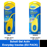 Scholl Gel Activ Everyday Shoe Comfort Insoles for Men