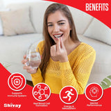 Vitamin B12 High Strength 1000mcg Supplement - 180 Vegan Tablets - 6 Month Supply - VIT B12 Methylcobalamin - Reduce Tiredness & Fatigue - Made in The UK by Shivay Herbals